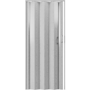 Studio Series 48" W PVC Foldable Accordion Doors, Grey (Gray)