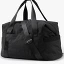 BAGSMART Gym Bag for Women, Carry on Weekender Overnight Bag, Travel Duffel Bags with Trolley Sleeve, Personal Item Travel Bag Tote Bag Workout Dance Bag(Black)