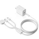 Upgraded Apple Watch Charger, 3 in 1 Multi Charging Cable 6FT, Magnetic Fast Charger, Portable Wireless Fast Charging Cable Cord for iWatch Series Ultra SE 3/11/10/9/8/7/6/iPhone17 16 15/14/13/12/11