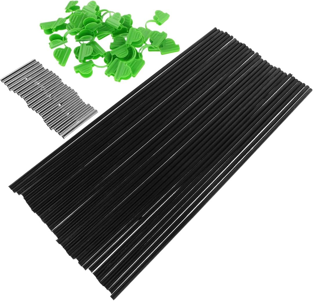 1set Adjustable Greenhouse Frame for Raised Beds Plant Tunnel Kit Flexible Design for Cold Frames and Garden Support Gardening Accessory