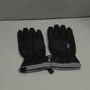 rivmount Winter Waterproof Ski Snow Warm Gloves for Women Men, Windproof Cold Weather Thermal with Touchscreen Fingers, for Running Driving Cycling Hiking Biking Outdoor Sports Daily Work (Large, Black)