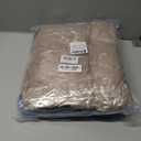 LIGENZ Dog Crate Pad Washable Deluxe Plush Dog Crate Beds Comfy Kennel Pad Anti-Slip Pet Sleeping Mat for Medium Dogs Breeds Brown 29 x 18 x 1.5 inch