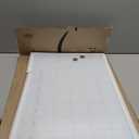 U Brands Magnetic Dry Erase Calendar White Board, 30" x 20", White Wood Style Frame, Includes Magnets