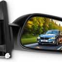 SCITOO Door Mirrors, fit for Exterior Accessories Mirrors fit 2003-2008 for Corolla with Power Controlling Non-telesccoping Non-Folding Features (Passenger Side), Polished Finish