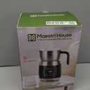 Maestri House Milk Frother, Variable Temp and Froth Thickness DualFro 600 Milk Frother Steamer, 21OZ Smart Touch Control Milk Warmer, Dishwasher Safe, Memory Function for Latte&Hot Chocolate (Black)