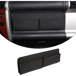 Passenger Storage Tray Organizer, Co-Pilot Center Console Organizer Storage Bag Fit for Toyot@ FJ Cruiser 2007-2021, Portable Auto car Organizer Accessories, Black