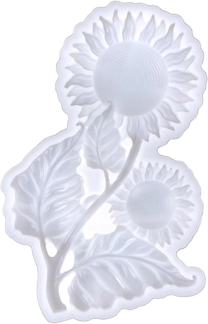 Epoxy Molds,DIY Sunflower Resin Mold Silicone Mold for Resin Casting,Epoxy Resin Mold for Wall Hanging Decor