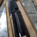 GarveeHome 63 in-86.6 in Extendable Dining Room Table for 6-10, Farmhouse Kitchen Tables w/Wooden Sturdy Frame, Large Rectangular Dinner Table for Dining Room, Kitchen (Black)