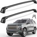 KINGGERI 330lb Lockable Roof Rack Cross Bars Compatible with 2021-2026 Chevy Tahoe & Suburban, GMC Yukon XL, Cadillac Escalade ESV with Flush Side Rails, Heavy Duty Rooftop Aluminum Accessories