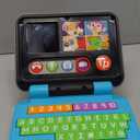 Fisher-Price Baby & Toddler Toy Laugh & Learn Lets Connect Laptop Pretend Computer with Smart Stages for Infants Ages 6+ Months
