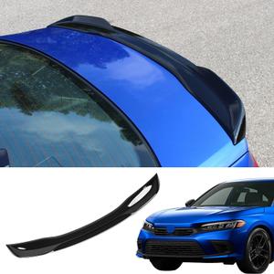 Spoiler Wing Compatible with 2022 2023 2024 2025 Honda Civic Sedan Spoiler Trunk Rear Spoiler Wing Lip for Honda Civic Sedan Accessories (Glossy Black) (Fit Honda Civic Sedan)