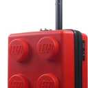 Concept One LEGO 22 Inch Carry On Luggage, Signature Trolley Expandable Hardshell Rolling Suitcase with Spinner Wheels, Red