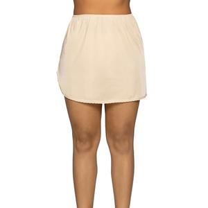 Vanity Fair womens Everyday Layers Single Slit Half Slip, Damask Neutral, Large (16" Length)