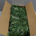 Christmas Garland with 50 Lights 9 Ft, Prelit Xnas Garland with Cypress Leaf, Battery Operated Christmas Decor for Mantle Staircase Indoor and Outdoor (RealLiketips-B)