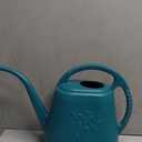 Fasmov 1-Gallon Plastic Watering Can with Comfortable Handle, Garden Watering Cans Long Spout for Indoor Outdoor Watering Plants (Green)