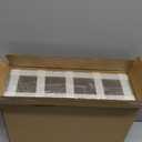 Suwimut Acrylic Coffee Cup and Lid Storage Organizer, 3 Compartment Disposable Paper Cup Dispenser Organizer, Clear Plastic Cups and Lids Holder for Kitchen Coffee Bar Shop Party Supplies