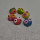 Squeaky Dog Toys Funny Animal Dog Balls for Puppy Mini Small Pet Dogs 6 Pcs/Set (Cat)