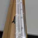 LazBlinds No Tools No Drill 1" Vinyl Mini Blinds, Cordless Blinds for Windows, Light Filtering Horizontal Window Blinds & Shades, 28" W x 64" H, White