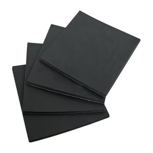 4 Pieces Adhesive Foam Padding 1/4 in Thick X 4 in X 4 in, Anti Vibration Pads, Closed Cell Foam Pads for Anti-Slip, Shock Absorption