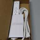 Amazon Basics Surge Protector Power Strip, 6-Outlet, 790 Joules, Circuit Breaker, LED Indicator, 6ft Extension Cord, White (1 Pack)