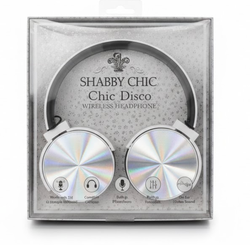 Shabby Chic Wireless Headphones