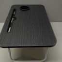 Laptop Bed Tray Table, Laptop Stand, Portable Lap Desks with Foldable Legs, Reading Desk for Sofa Couch Floor - Small