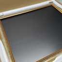 ArtXO 20"x24" Oil Painting Art Prints Canvas Frame for Canvas Painting,20x24 Inch Mount Finished Canvases Poster Bronze Ornate Gold Frame & Aquamarine-No Back &No Cover
