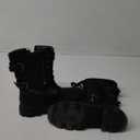 DREAM PAIRS Girls Combat Boots Side Zipper Ankle Booties Big Kid 4