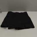 Floerns Women's Casual Split Hem High Waist Denim Skorts Skirt Shorts, Large, Black 