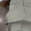 100% Blackout 4 in 1 Curtain,2 Panels Polyester Window Panels for Living Room Bedroom, Rod Pocket Flat Hooks Back Tab Hook Belt Sliding Door Insulation Curtains (100Wx82L,Gray)