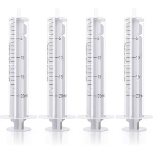 SHAOTONG 20ml/cc Syringes without Needle No Rubber Plunger, Reduce Mess, 20 Pack SHAOTONG 20ml/cc Syringes without Needle No Rubber Plunger, Reduce Mess, 20 Pack