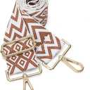 GINJKGO Purse Straps Replacement Crossbody - Crossbody Straps for Purses, Wide Shoulder Strap for Handbags Beige (Wide:2'''')Medium