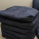 Wicker Chair Cushions, Waterproof Outdoor Loveseat Cushions for Patio Furniture, Tufted Wicker Furniture Cushions, 1 Loveseat and 2 U-Shaped Cushions, Grey