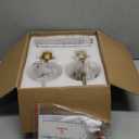 Gold Bathroom Wall Sconces Set of 2, Modern Wall Sconces Set of Two Hardwired, Bathroom Vanity Light Fixtures with Clear Glass, Gold Wall Mounted Lights for Living Room, Corridor, Mirror, Bedroom, Stairs