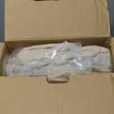 EMME Muslin Cotton Duvet Cover Set Light Tan Queen Size Linen Like Soft Breathable Lightweight Summer Comforter Cover Set with Zipper Closure (Light Tan, Queen, 90"x90")