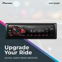 Pioneer MVH-S230BT 1-Din Digital Media Receiver Bluetooth, USB, 50W x 4 Output, AM/FM Radio, iPhone/Android Compatible, Front/SW (Mono) Selectable RCA Output