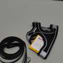 AIITLE Small Harness for Puppy with A Leash - Summer Dog Vest Harness with Super Breathable Mesh, Reflective No-Pull Pet Harness for Outdoor Walking, Camping for Small Dogs, Cats Black XXS