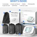 Pediatric Blood Pressure Cuff, Blood Pressure Machine for Home Use - 3 Size Cuffs, Small 4"-8", Medium 6"-10" and Large 7"-17", Perfect for Family Health Monitoring