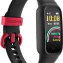 BIGGERFIVE Vigor 2 L Kids Fitness Tracker Watch for Boys Girls Ages 5-15, Activity Tracker, Heart Rate Sleep Monitor, IP68 Waterproof, Pedometer, Calorie Step Counter Watch, Black