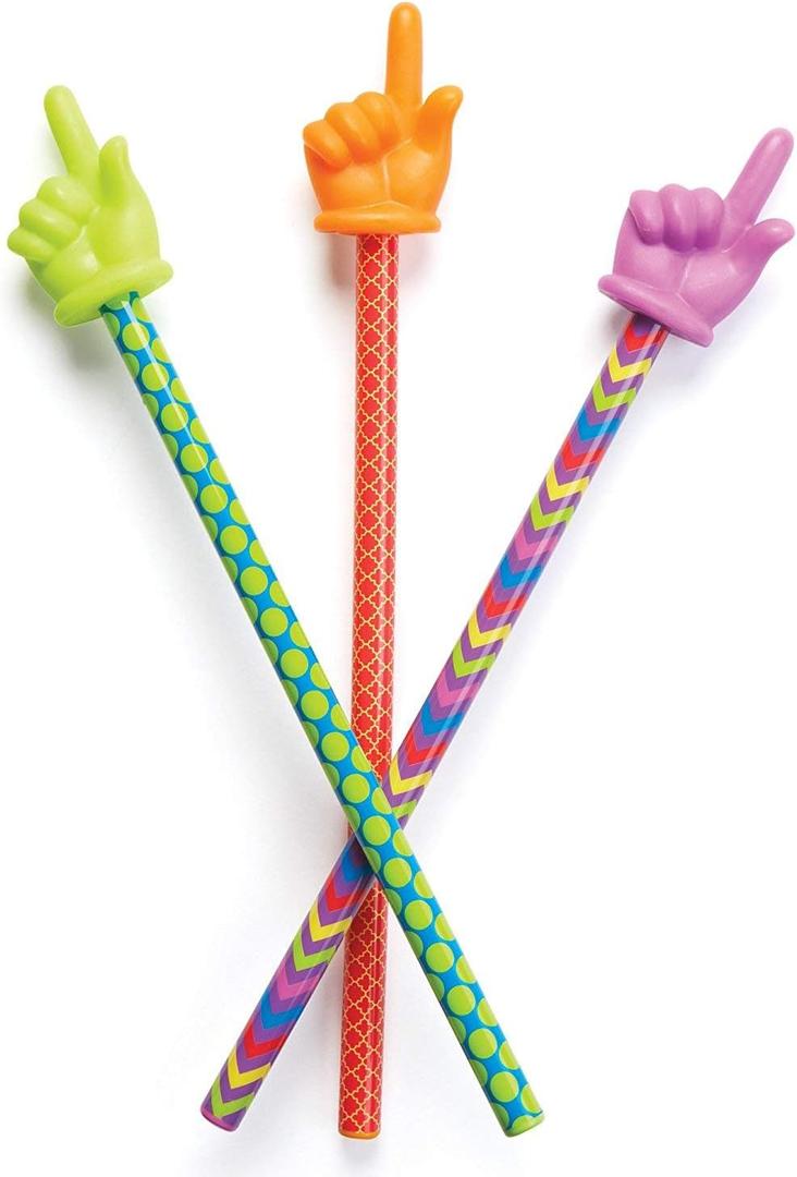 Learning Resources Patterned Hand Pointers, Set of 3, Multi-color, 15 in (LER1958)