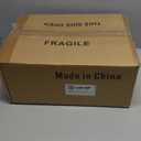 Farmhouse Dining Room Light Fixture Chandelier Over Table, 5-Light Kitchen Island Lighting with Rustic Wood Frame Island Lights, 32.4" Black Clear Glass Shade Farmhouse Chandeliers for Dining Room