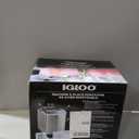 Igloo Electric Countertop Ice Maker Machine - Automatic and Portable - 26 Pounds in 24 Hours - Ice Cube Maker - Ice Scoop and Basket - Ideal for Iced Coffee and Cocktails - Stainless Steel