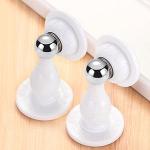 Magnetic Door Stoppes Door Wall Protector Silicone Door Stop Magnet Not Require Drilling for Bottom of Door Holder Door Keep Door Open Door Magnetic Catch Double Sided Tape 2Pack