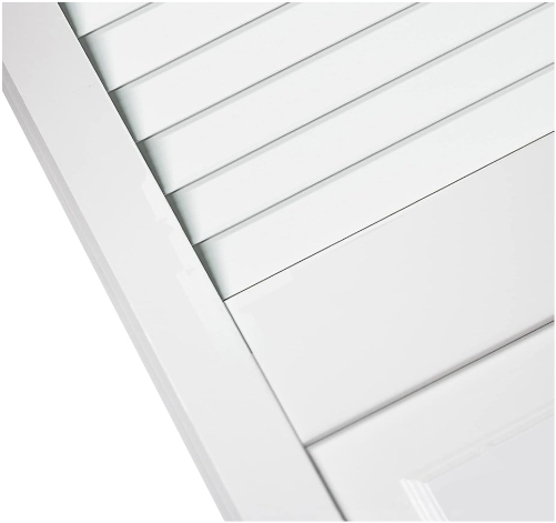 Bi-fold Traditional Louver-Panel, White