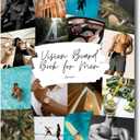 Lamare Vision Board Book for Men - 1000+ Vision Board Images & Quotes, Vision Board Supplies, Vision Board Kit, Collage Book for Manifestation