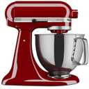 KitchenAid Artisan, 5-Qt Tilt Head Stand Mixer, KSM150PS, Empire Red
Includes Pouring Shield for Mess-Free Mixing, 10 Speed Settings, Easily add Ingredients with the Tilt-Head Design