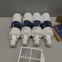 GLACIER FRESH for LG LT700P Refrigerator Water Filter, Replacement for LT700PC, ADQ36006101, ADQ36006102, RWF1200A, Kenmore 9690, AGF80300801, LFXC24726S, LMXS27626S 4 Packs