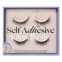 Velour Effortless Self Adhesive Eyelashes (2-Pack), Reusable Pre Glued Strip Lashes, No Trim Needed Lash Strips, Press On Eyelashes No Glue Needed, Lightweight Adhesive Eyelash Strips
