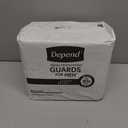 Depend Guards Incontinence Pads for Men, Maximum Absorbency, 52 Count, Packaging May Vary