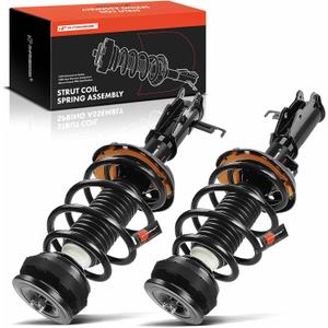 A-Premium Front Complete Struts Compatible with Chevrolet Impala [2.4L/2.5L] 2014-2019 - 2x Replacement Suspension Shock Absorber with Coil Spring Assembly